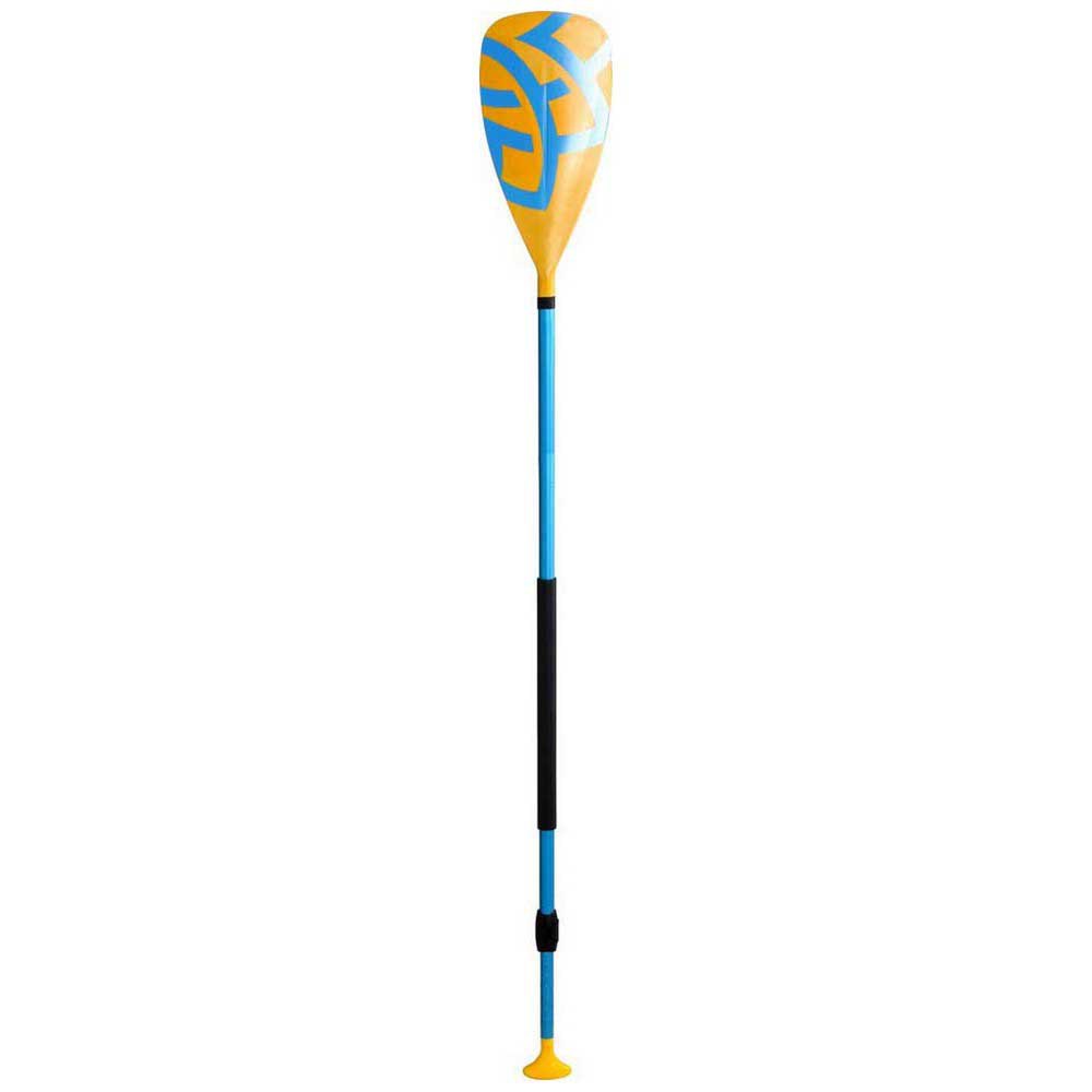 Купить Ari inui APU003-94078-U Polycarbon Ajustable Весло 3 Куски Золотистый Blue / Yellow Logo 170-210 cm  7ft.ru в интернет магазине Семь Футов