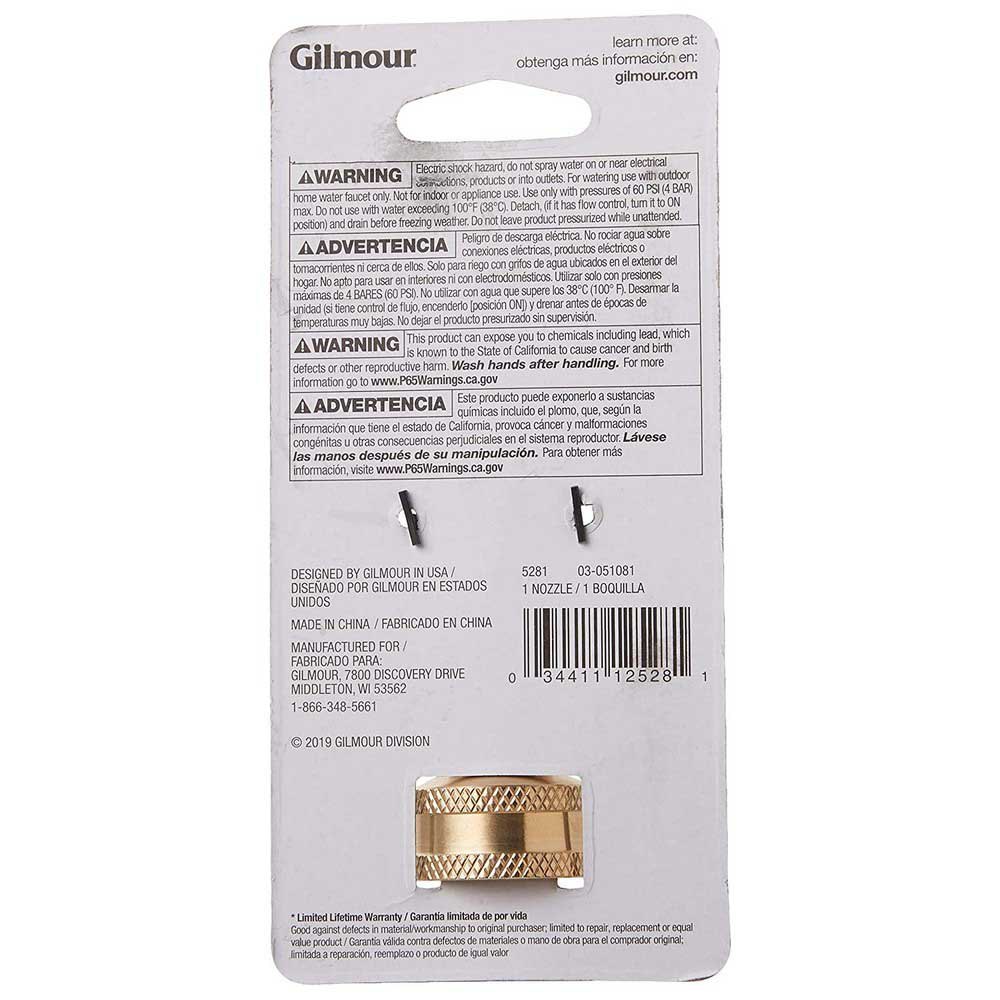 Купить Gilmour 161-8528121001 Латунное поворотное сопло Золотистый One Size | Семь футов в интернет магазине Семь Футов