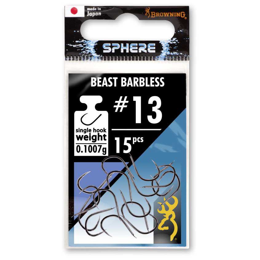 Купить Browning 4610008 Sphere Beast Barbless With Spade Крюк Черный Black Nickel 8  7ft.ru в интернет магазине Семь Футов