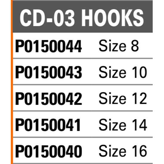 Купить C-Drome P0150044 CD-03 Зубчатый Крюк Серый  Black Nickel 8  7ft.ru в интернет магазине Семь Футов