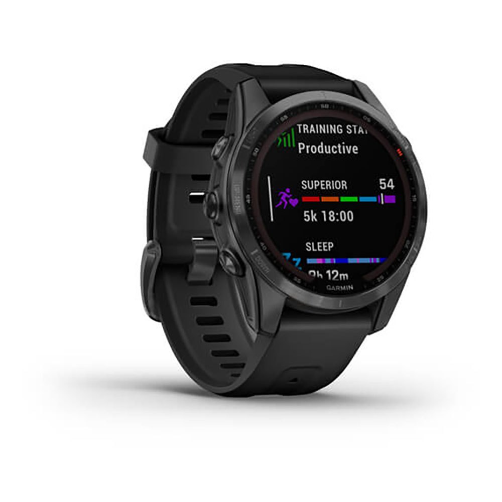 Купить Garmin 010-02539-13 Fenix 7S Solar Часы Черный  Slate Grey / Black 7ft.ru в интернет магазине Семь Футов