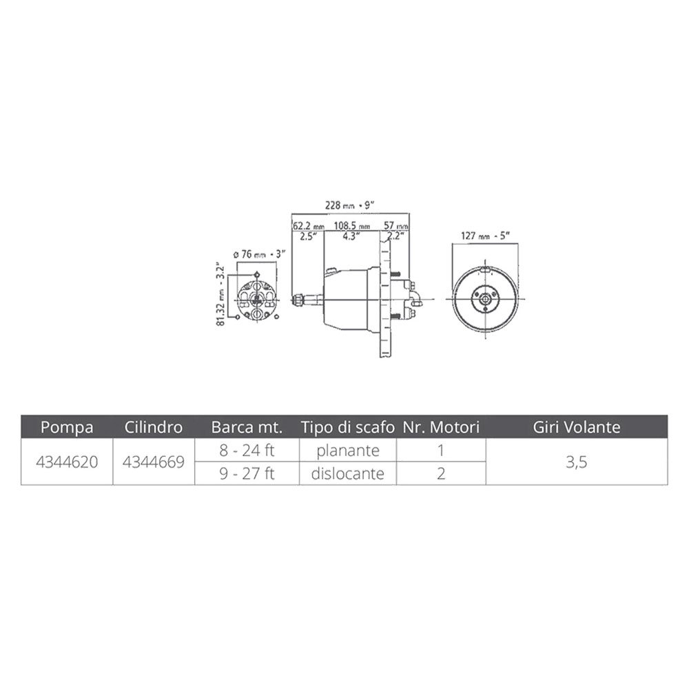 Купить Ultraflex 4344620 UP20F Рулевой насос Серебристый Black 7ft.ru в интернет магазине Семь Футов