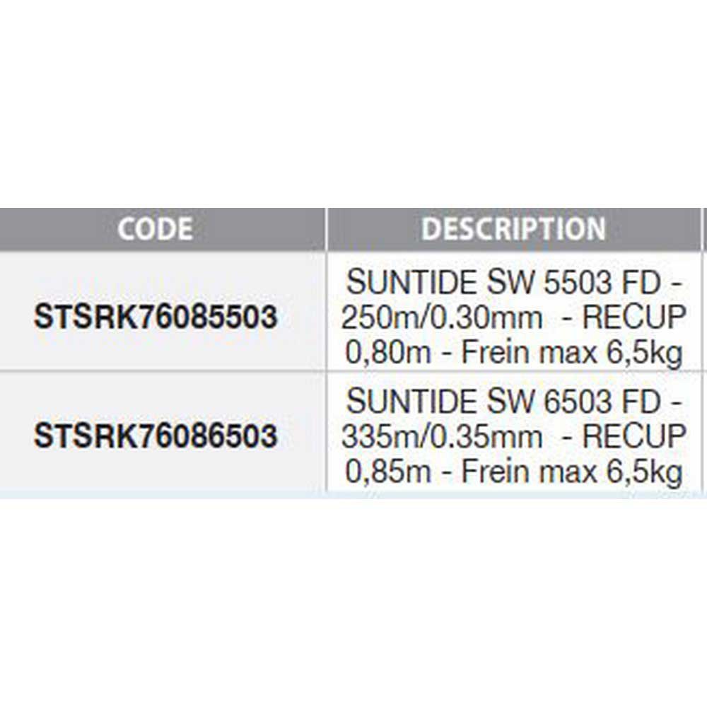 Купить Sunset STSRK76085503 Suntide SW Лодочная спиннинговая катушка Черный Grey 5503  7ft.ru в интернет магазине Семь Футов