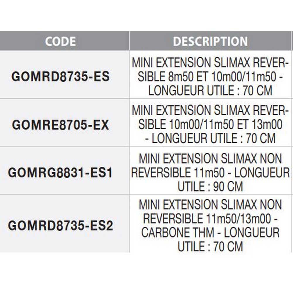 Купить Garbolino GOMRD8735-ES Slimax Series Reversible 8.50 M Расширение Серебристый Black 0.70 m  7ft.ru в интернет магазине Семь Футов