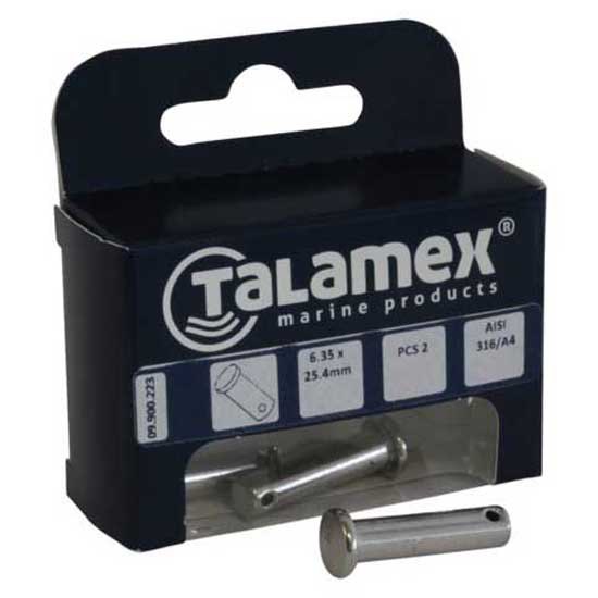 Купить Talamex 09900223 Clevis Pin 6 Mm Черный  Black 25.4 mm  7ft.ru в интернет магазине Семь Футов