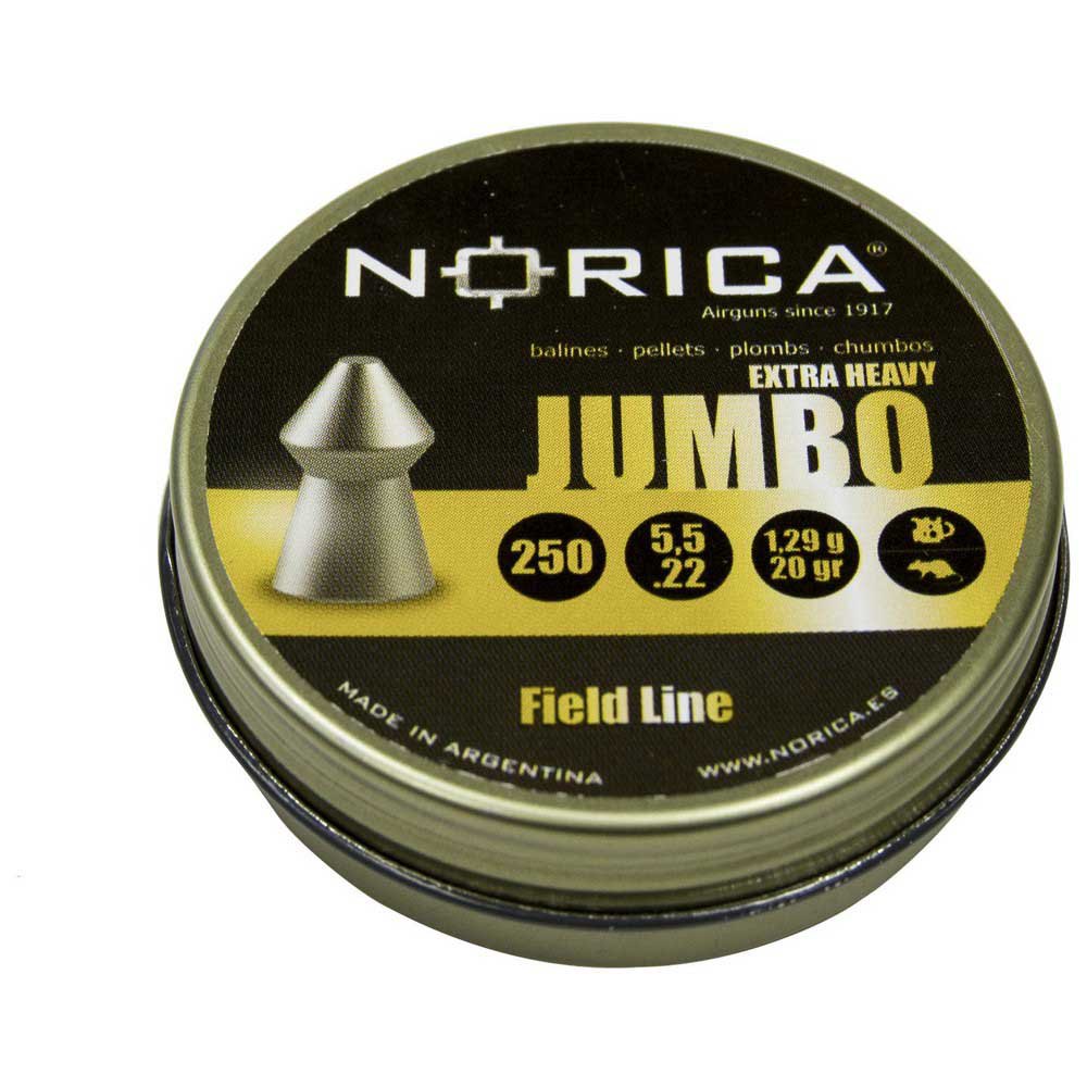 Купить Norica 198.00.011 Jumbo Extra Heavy 250 единицы измерения Черный Black 4.5 mm  7ft.ru в интернет магазине Семь Футов