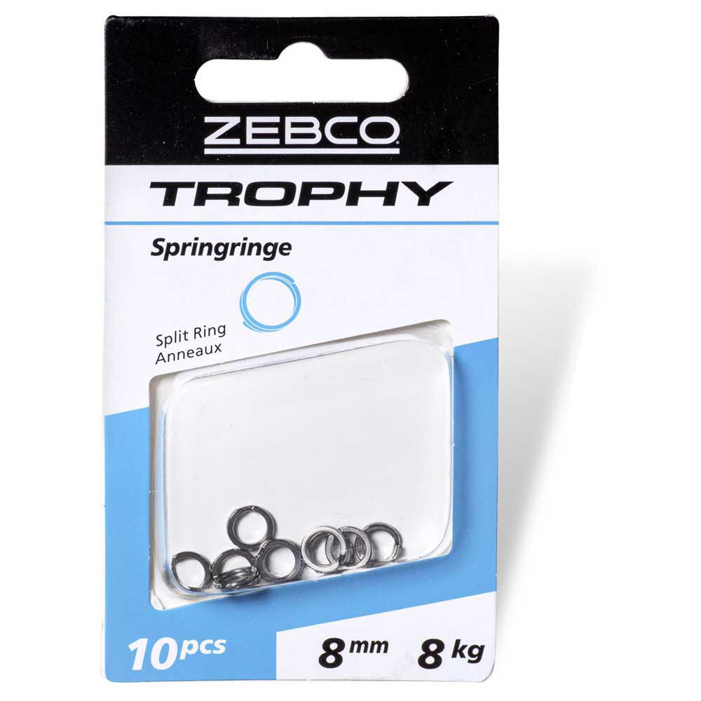 Купить Zebco 6224012 Trophy Split Ring Кольца Серебристый Silver 12 mm  7ft.ru в интернет магазине Семь Футов