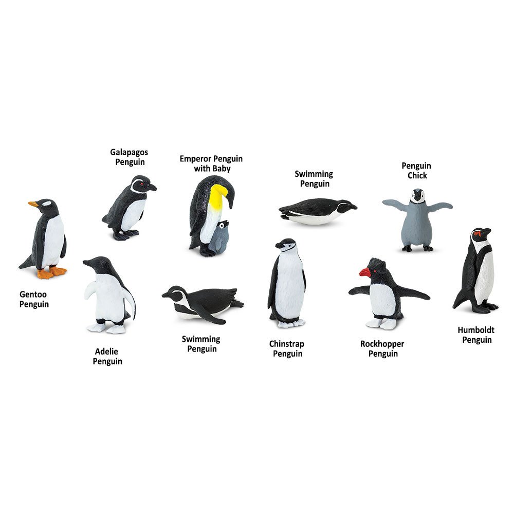 Купить Safari ltd S683404 Penguins Toob Фигура Многоцветный Multicolor From 3 Years  7ft.ru в интернет магазине Семь Футов