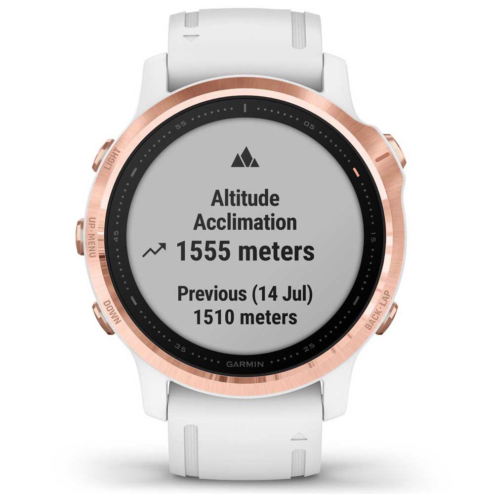 Купить Garmin 010-02159-11 Fenix 6S Pro Часы Белая  Rose Gold / White 7ft.ru в интернет магазине Семь Футов