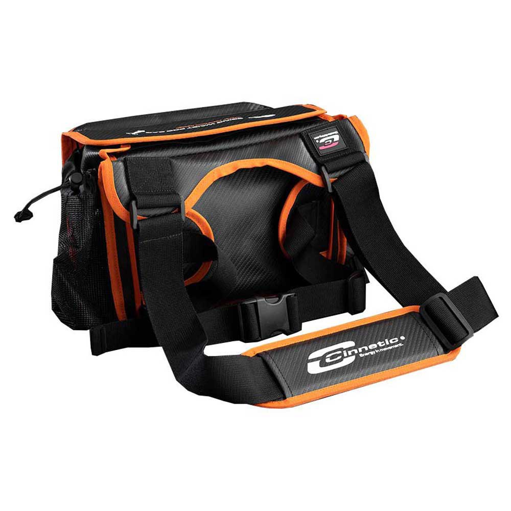 Купить Cinnetic VI-8436544039145 Eging Поясная сумка Черный  Orange / Black 7ft.ru в интернет магазине Семь Футов