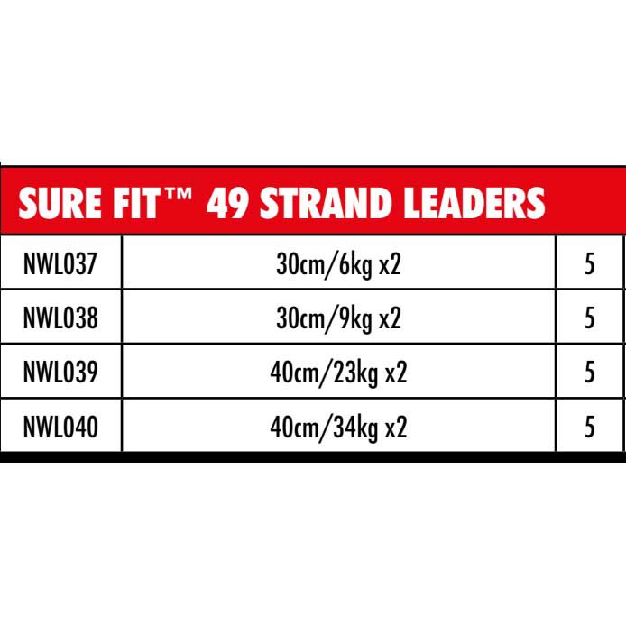 Купить Fox rage NWL038 Surefit 49 30 Cm Линия Серебристый Black 9 kg  7ft.ru в интернет магазине Семь Футов