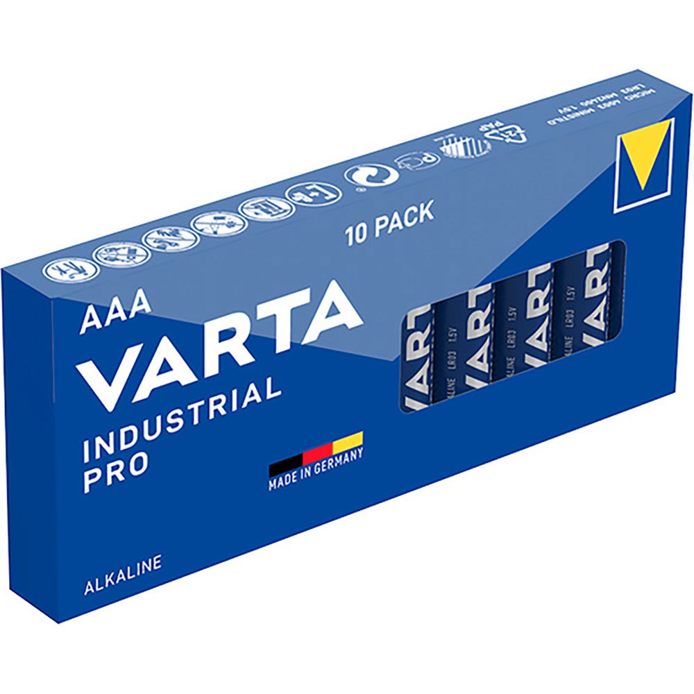 Купить Varta 38596 AAA LR03 Щелочные батареи 10 единицы Голубой Blue 7ft.ru в интернет магазине Семь Футов