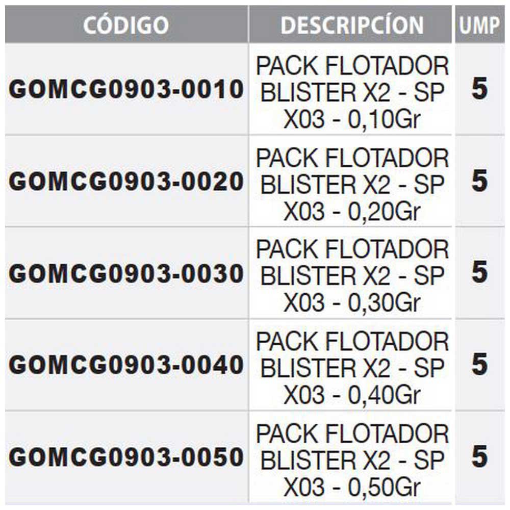 Купить Garbolino GOMCG0903-0010 SP X03 плавать 2 единицы измерения Голубой 0.1 g  7ft.ru в интернет магазине Семь Футов