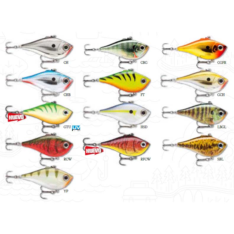 Купить Rapala 14RARPR05RCW Rippin Rap 50 Mm 9g Многоцветный  RCW 7ft.ru в интернет магазине Семь Футов