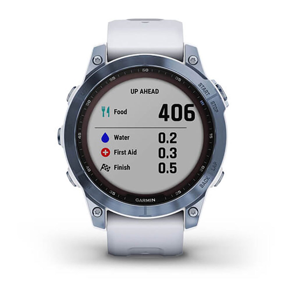 Купить Garmin 010-02540-25 Fenix 7 Sapphire Solar Часы Белая  Mineral Blue Titanium / Whitestone 7ft.ru в интернет магазине Семь Футов