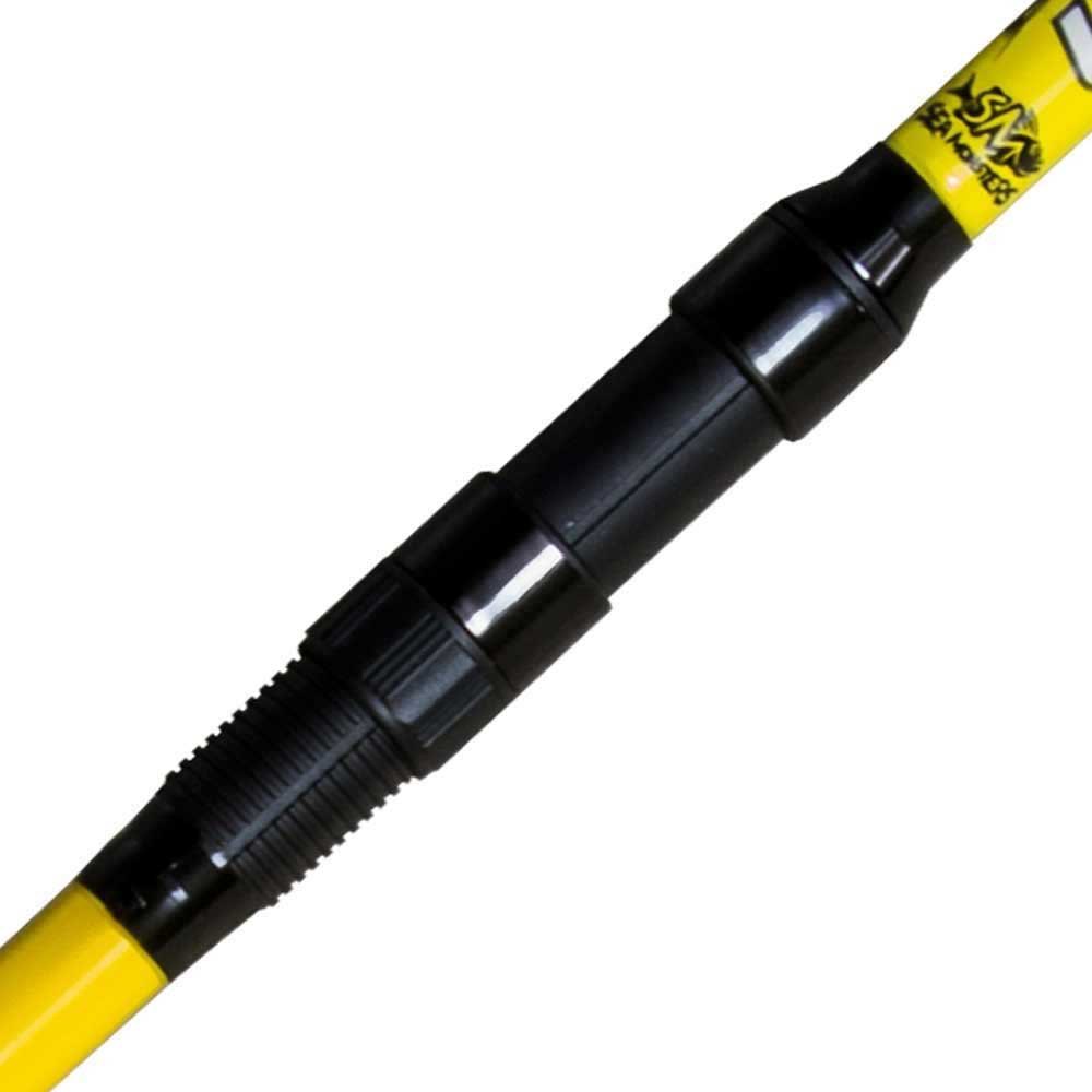 Купить Sea monsters SMTB450 Beach Телескопическая удочка для серфинга Желтый Black / Yellow 4.50 m  7ft.ru в интернет магазине Семь Футов