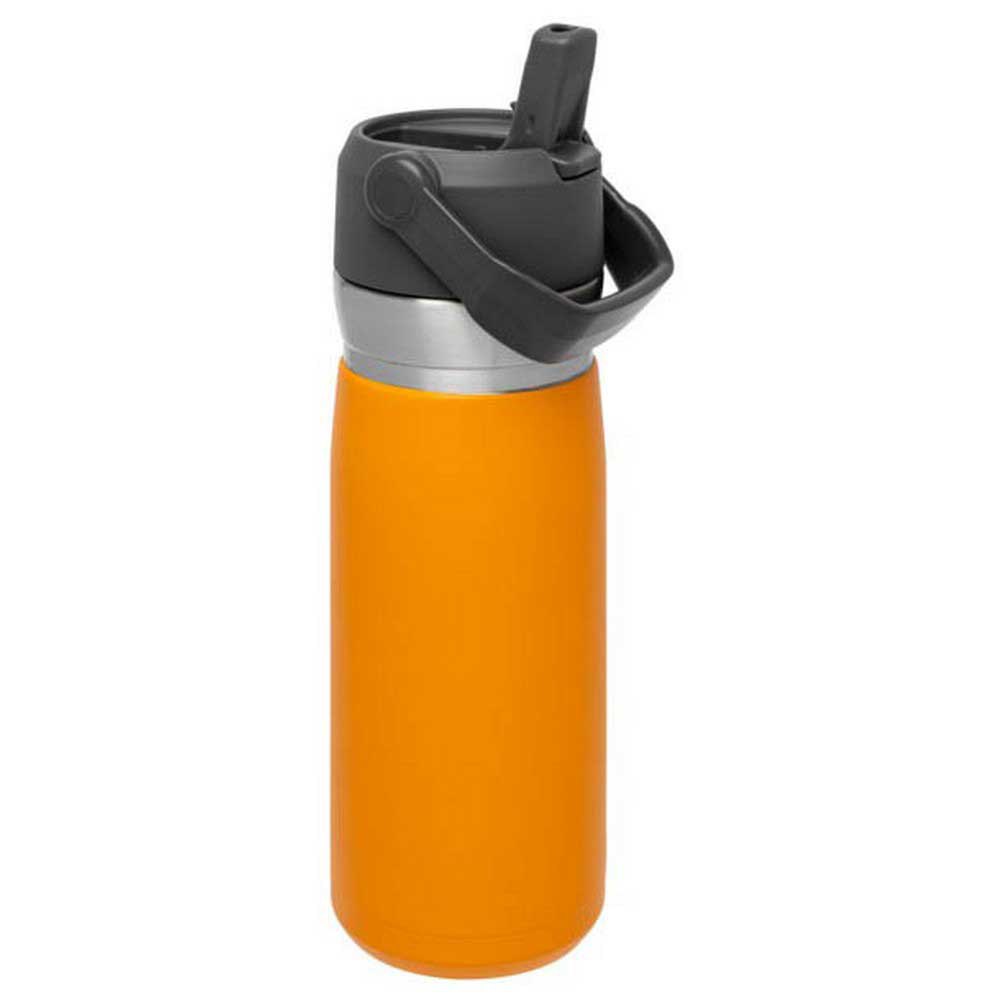 Купить Термобутылка для воды Stanley Go Series ST1009697010 герметичная 650мл 241x81мм из нержавеющей стали оранжевая 7ft.ru в интернет магазине Семь Футов