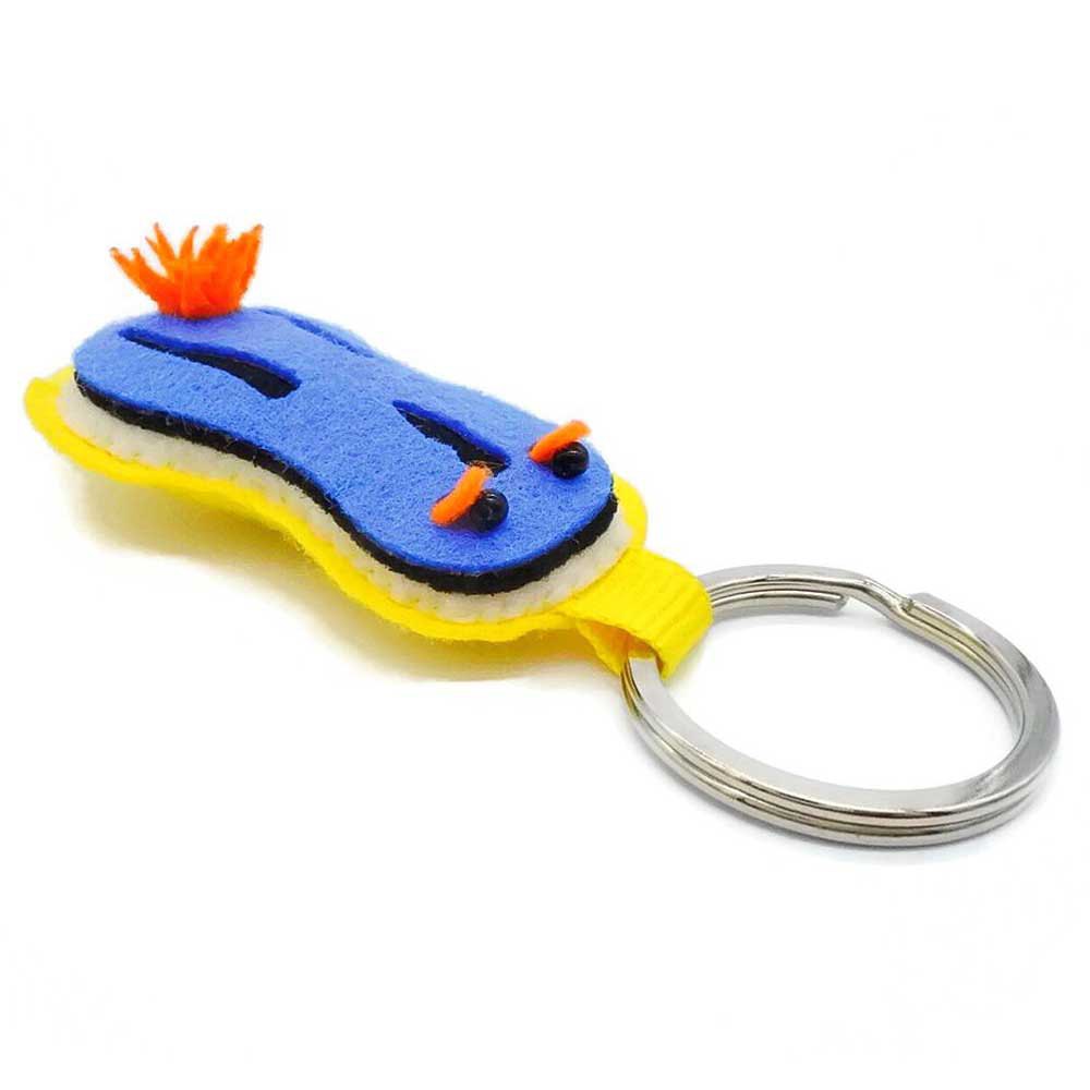 Купить Dive inspire KR-001 Annie Кольцо для ключей Nudibranch Многоцветный Blue / Yellow / Orange / Black 7ft.ru в интернет магазине Семь Футов