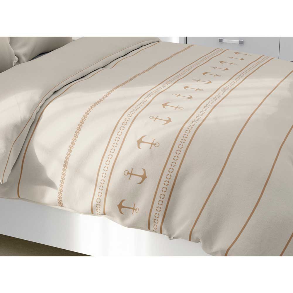 Купить Двуспальное одеяло с наполнителем Marine Business Santorini 53651 2700x2400мм из бежевого хлопка 7ft.ru в интернет магазине Семь Футов