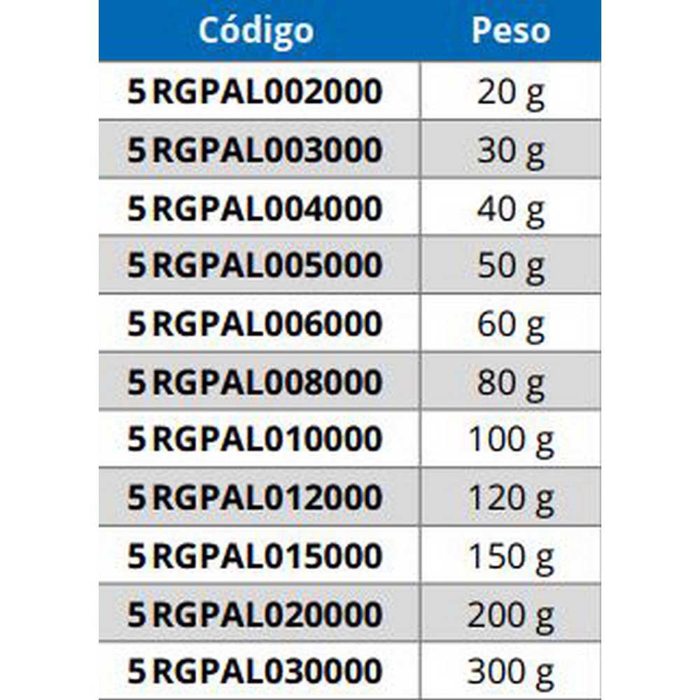 Купить Ragot 14RGPAL005000 Латунное кольцо свинца 10 единицы Серебристый Grey 50 g  7ft.ru в интернет магазине Семь Футов