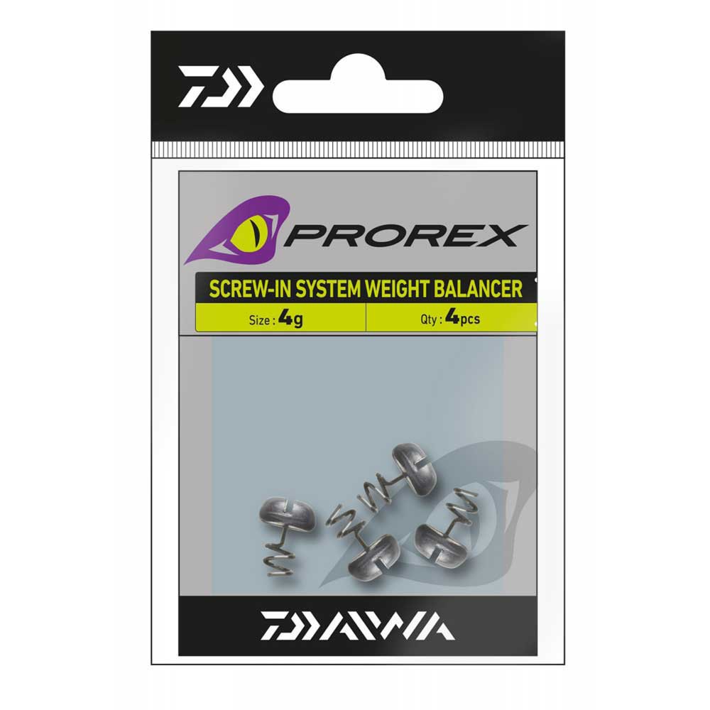 Купить Daiwa 15411106 Prorex Screw-In Balancer Серый  Grey 6 g  7ft.ru в интернет магазине Семь Футов