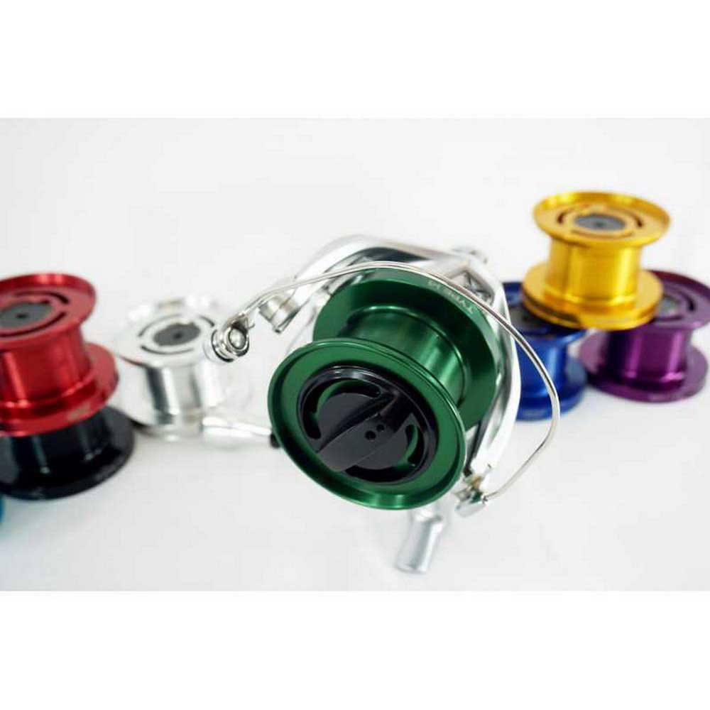 Купить MV Spools MV1-FL-T14-GREEN MV1 Алюминиевая запасная шпуля большой емкости Красный Green T14  7ft.ru в интернет магазине Семь Футов