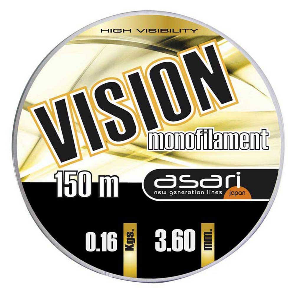 Купить Asari LAVI15022 Vision Монофиламент 150 m Желтый Yellow 0.220 mm  7ft.ru в интернет магазине Семь Футов