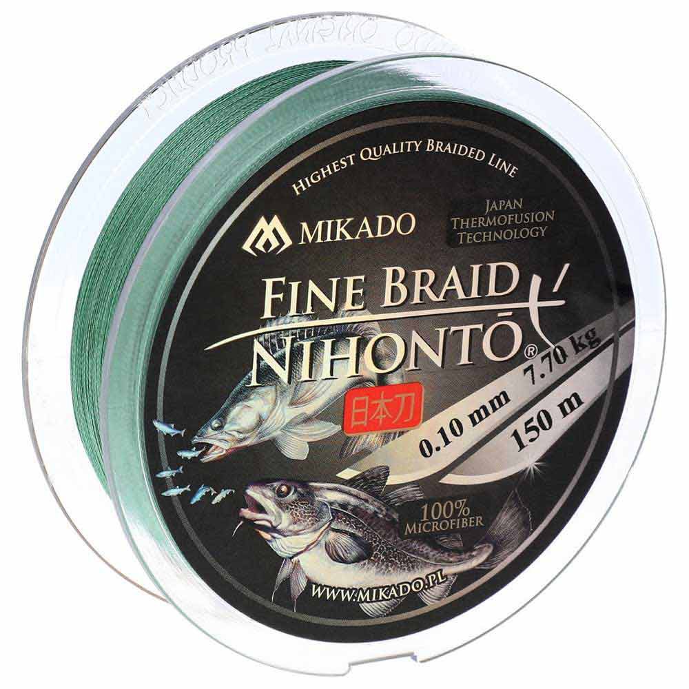 Купить Mikado Z19G-016 Nihonto Fine Плетеная леска 150 м Зеленый Green 0.160 mm  7ft.ru в интернет магазине Семь Футов