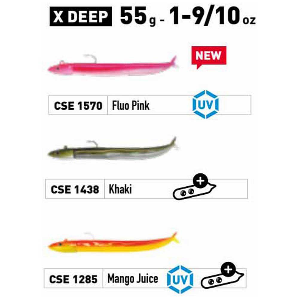 Купить Fiiish CSE1570 Crazy Sand Eel Combo X Deep Мягкая приманка 180 Mm 55g Розовый Fluo Pink UV 7ft.ru в интернет магазине Семь Футов