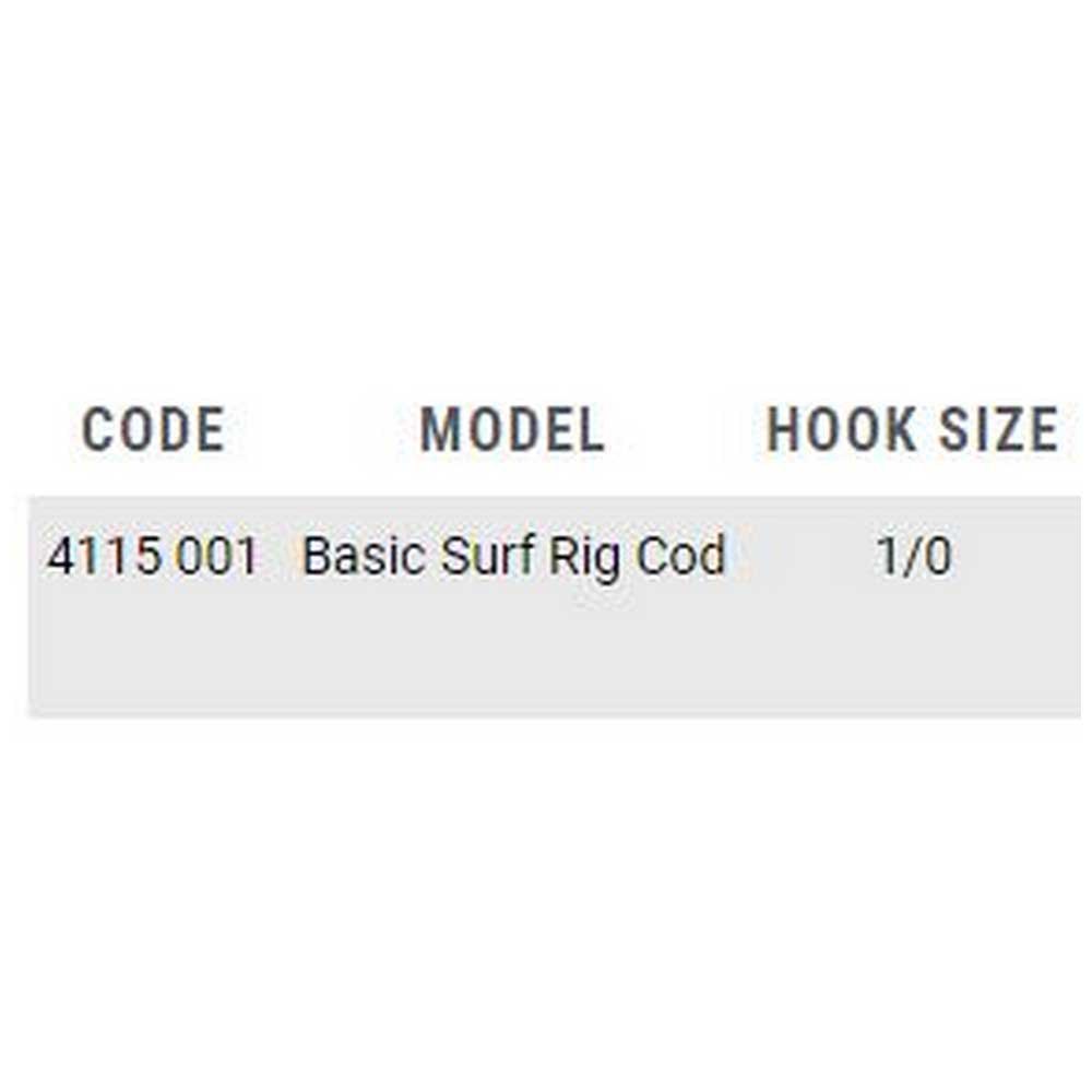 Купить Zebco 4115001 Basic Surf Cod Связанные Крючки Бесцветный 1/0  7ft.ru в интернет магазине Семь Футов