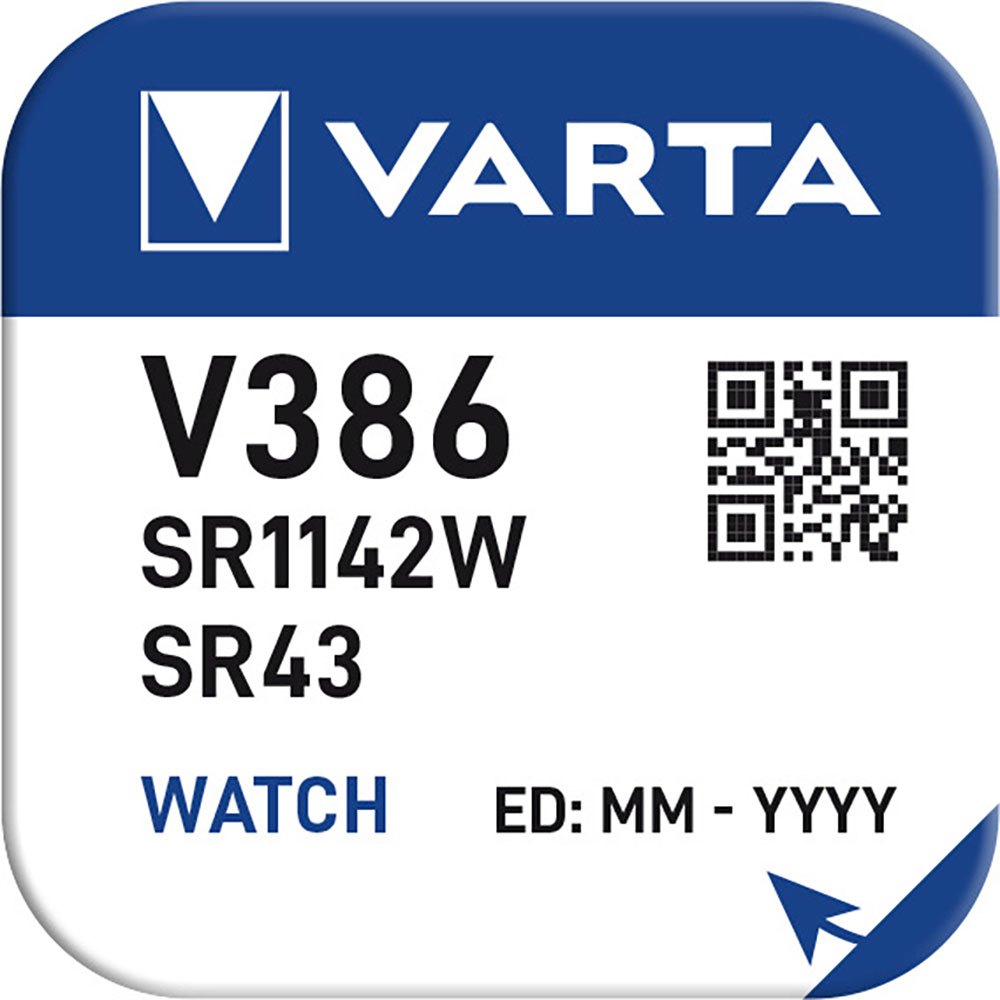 Купить Varta 0386101111 1 Chron V 386 Аккумуляторы с высоким разрядом Серебристый Silver 7ft.ru в интернет магазине Семь Футов