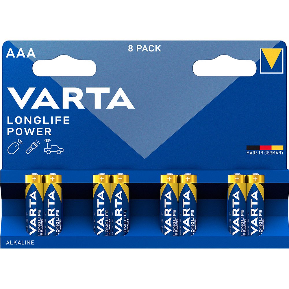 Купить Varta 38605 1x8 Longlife Power Micro AAA LR03 Аккумуляторы Голубой Blue 7ft.ru в интернет магазине Семь Футов