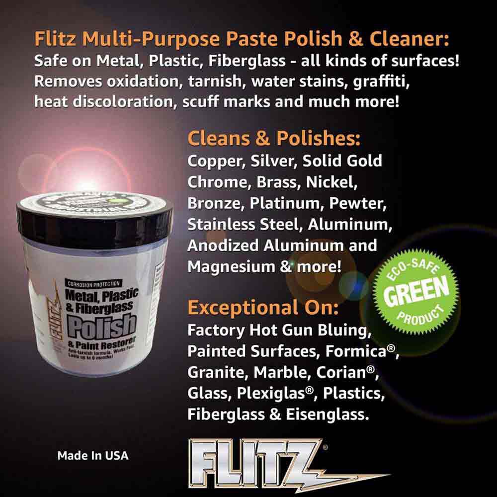 Купить Flitz 250-CA03516 Metal Польская паста Белая  Grey One Size | Семь футов в интернет магазине Семь Футов