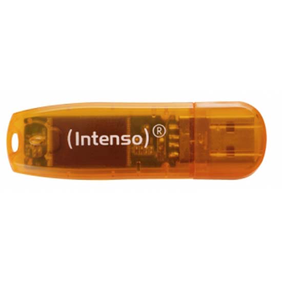 Купить Intenso 3502490 Rainbow Line 64GB Флешка Оранжевый Orange 64 GB  7ft.ru в интернет магазине Семь Футов