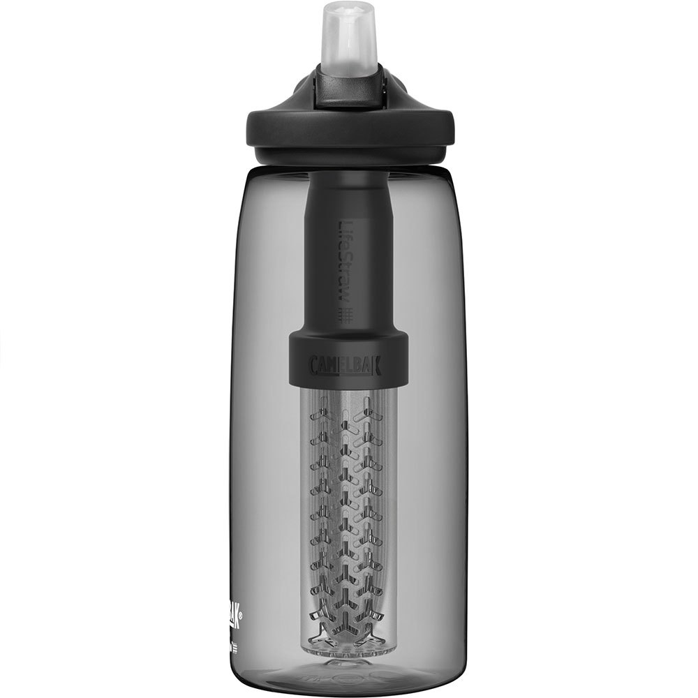 Купить Camelbak 2550.001001 Eddy+Lifestraw 1L Бутылка для воды Серый Charcoal 7ft.ru в интернет магазине Семь Футов