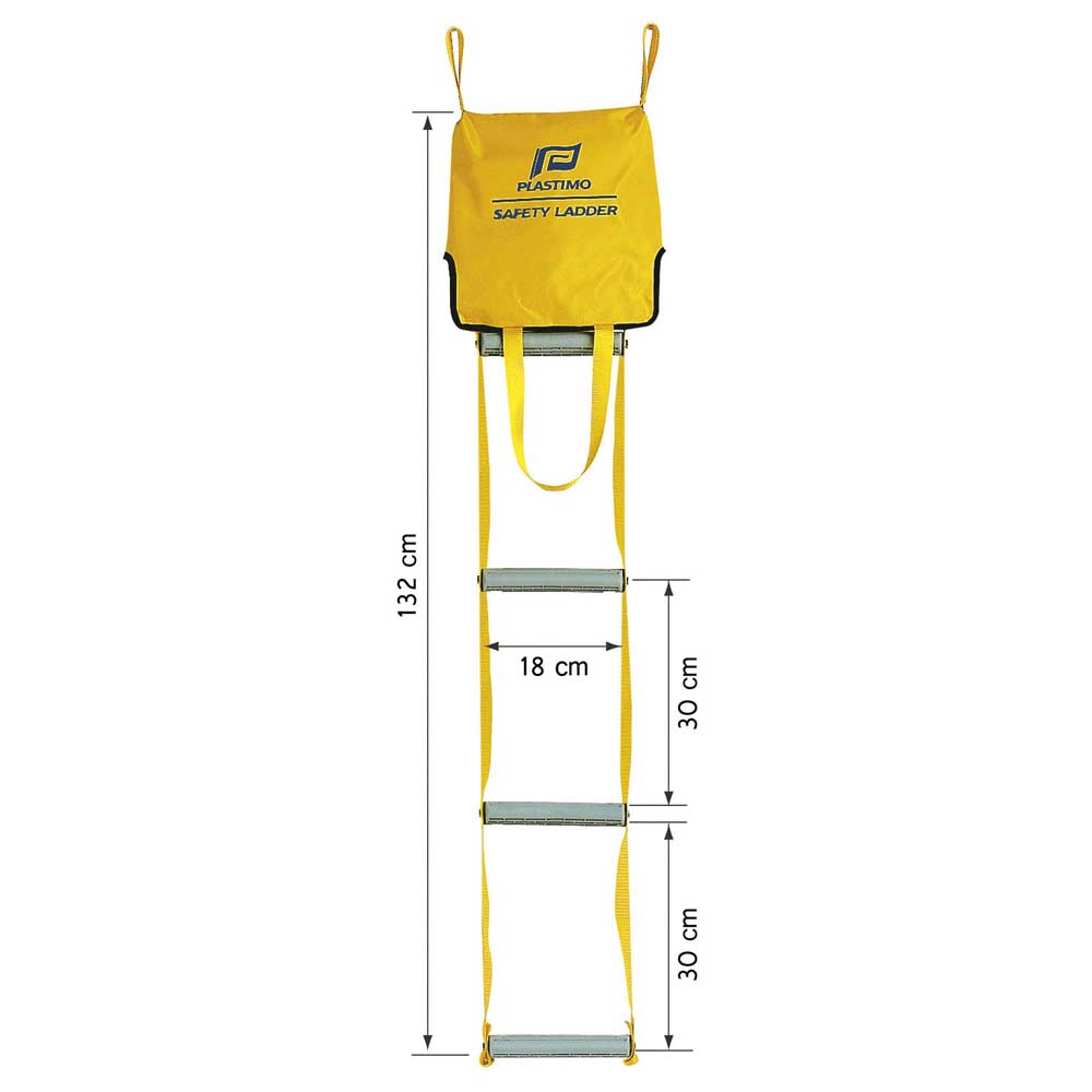 Купить Plastimo 29008 Safety Ladder Желтый  Yellow 4 Steps  7ft.ru в интернет магазине Семь Футов