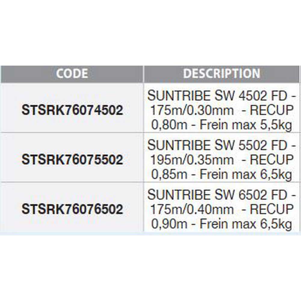 Купить Sunset STSRK76074502 Suntribe SW Лодочная спиннинговая катушка Черный Silver / Black 4502  7ft.ru в интернет магазине Семь Футов