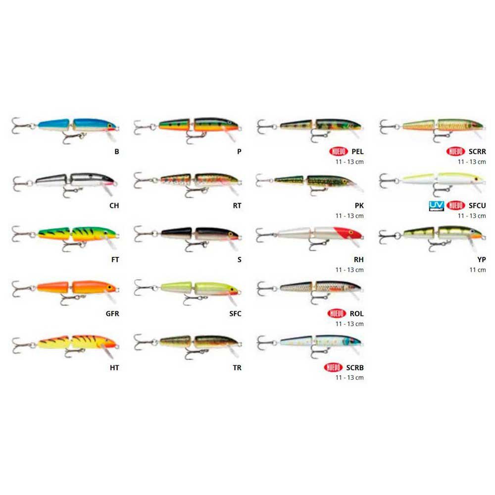 Купить Rapala 14RAJ11B Шарнирный гольян 110 Mm 9g Многоцветный B 9 g  7ft.ru в интернет магазине Семь Футов