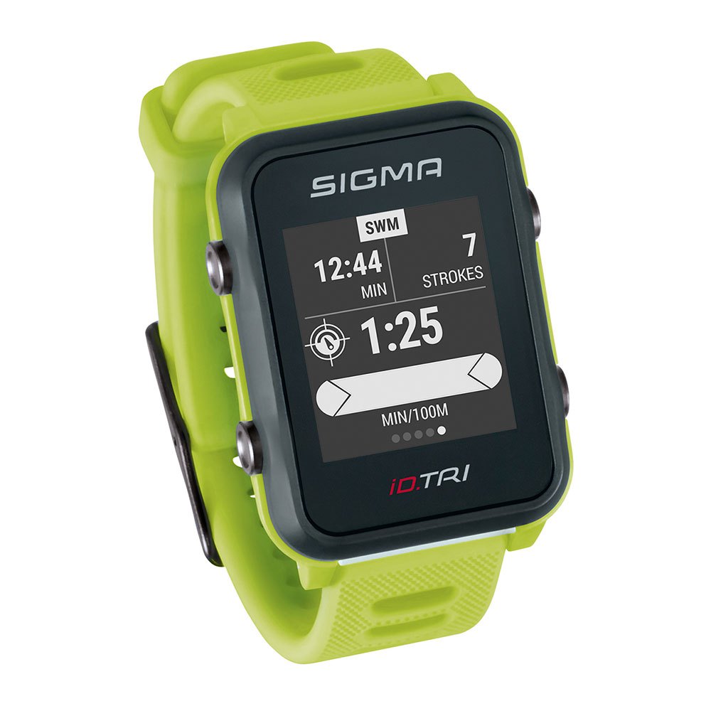 Купить Sigma 24270 ID Tri Pack Часы Желтый  Neon Green 7ft.ru в интернет магазине Семь Футов