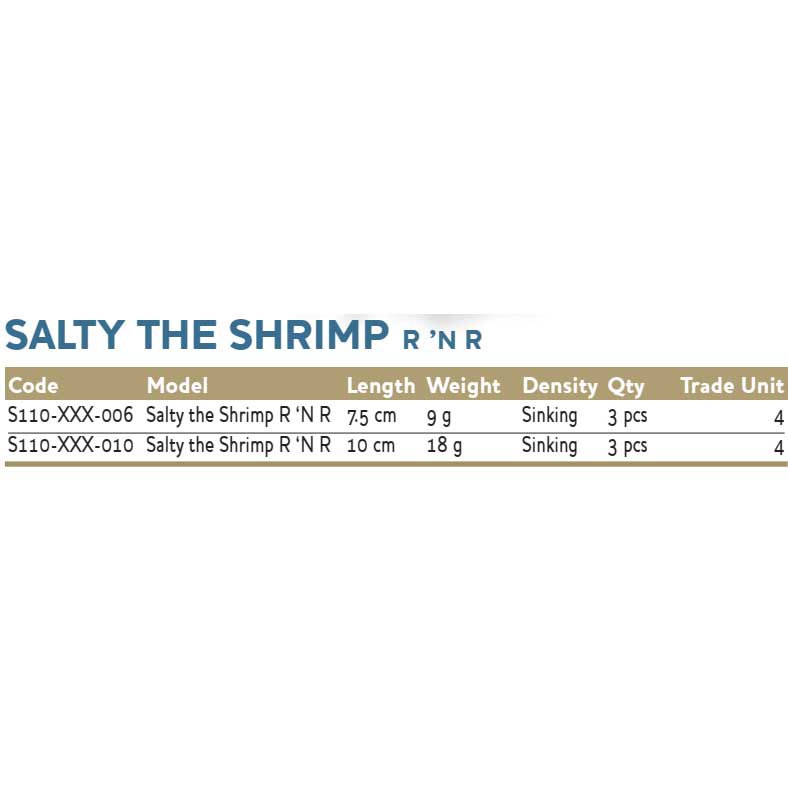 Купить Westin S110-267-010 Соленые креветки R Sinking 100 Mm 18g Многоцветный Hot Shrimp 7ft.ru в интернет магазине Семь Футов