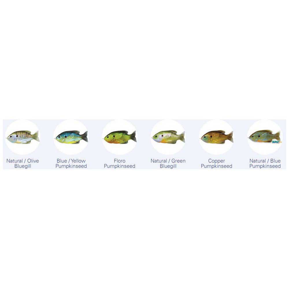 Купить Live target SFH90T550 Sunfish Walking Мягкая приманка 90 mm 18g Золотистый Natural / Olive Bluegill 7ft.ru в интернет магазине Семь Футов