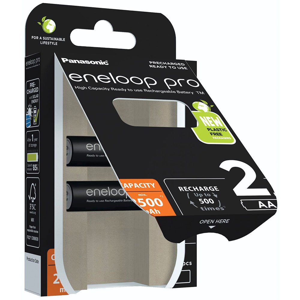 Купить Eneloop BK-3HCDE/2BE Аккумуляторная батарея 2500mAh 2 единицы измерения Серебристый Silver 7ft.ru в интернет магазине Семь Футов