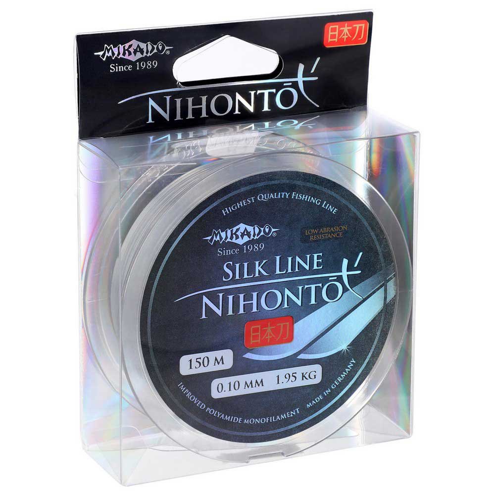 Купить Mikado ZNS-016 Nihonto Silk Мононить 150 м Серый  Grey Mat 0.160 mm  7ft.ru в интернет магазине Семь Футов