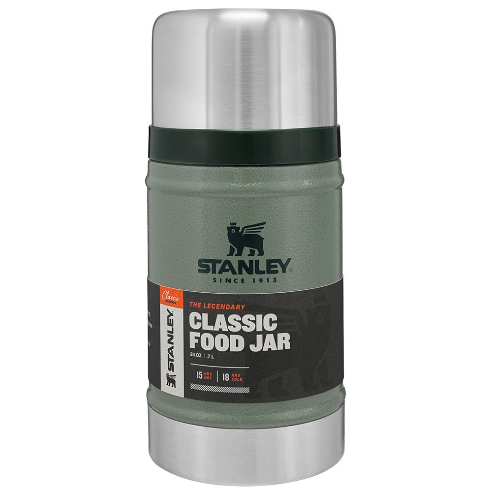 Купить Stanley 10-07936-003 Classic Вакуумная банка для пищевых продуктов 700ml Серебристый Hammertone Green 7ft.ru в интернет магазине Семь Футов