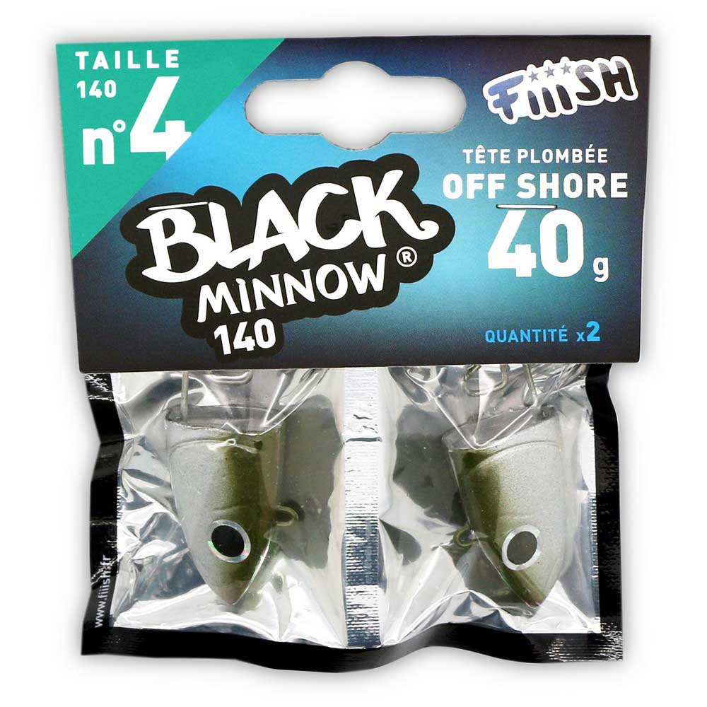 Купить Fiiish BM030 Black Minnow Offshore Джиг-голова 140 Mm 2 единицы измерения Золотистый Khaki 40 g  7ft.ru в интернет магазине Семь Футов