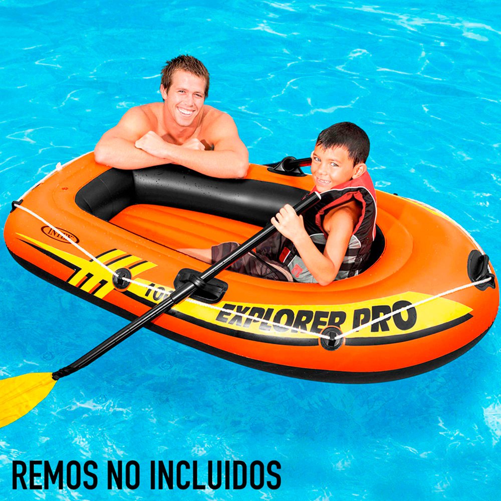 Купить Intex 58355 Explorer Pro 100 Надувная лодка Оранжевый Orange 1 Place  7ft.ru в интернет магазине Семь Футов