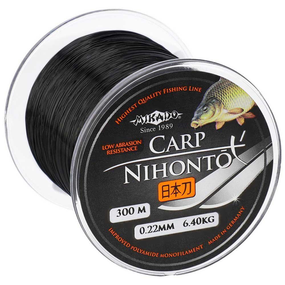 Купить Mikado ZNK3-022 Nihonto Carp Карповая Ловля 300 м Черный Black 0.220 mm  7ft.ru в интернет магазине Семь Футов
