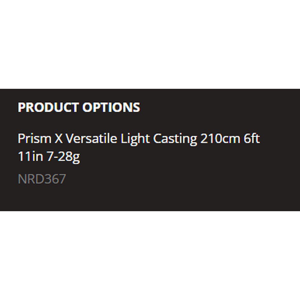 Купить Fox rage NRD368 Prism X Versatile Soft Удочка Для Мультипликатора Черный Black 2.10 m  7ft.ru в интернет магазине Семь Футов