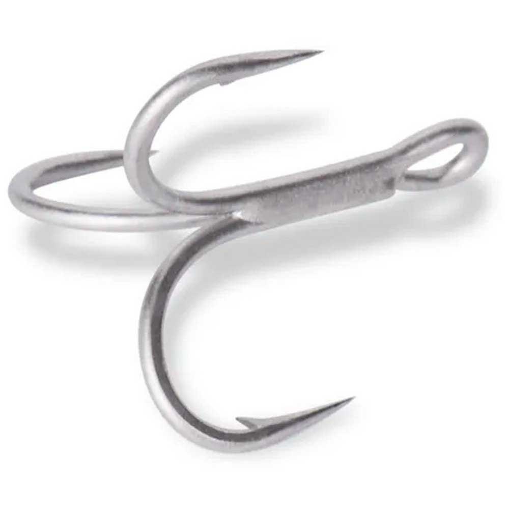 Купить Mustad 36330NP-DS-4/0-B05 Ultrapoint In-Line 4X Колючий Тройной Крючок Серебристый Durasteel 4/0  7ft.ru в интернет магазине Семь Футов