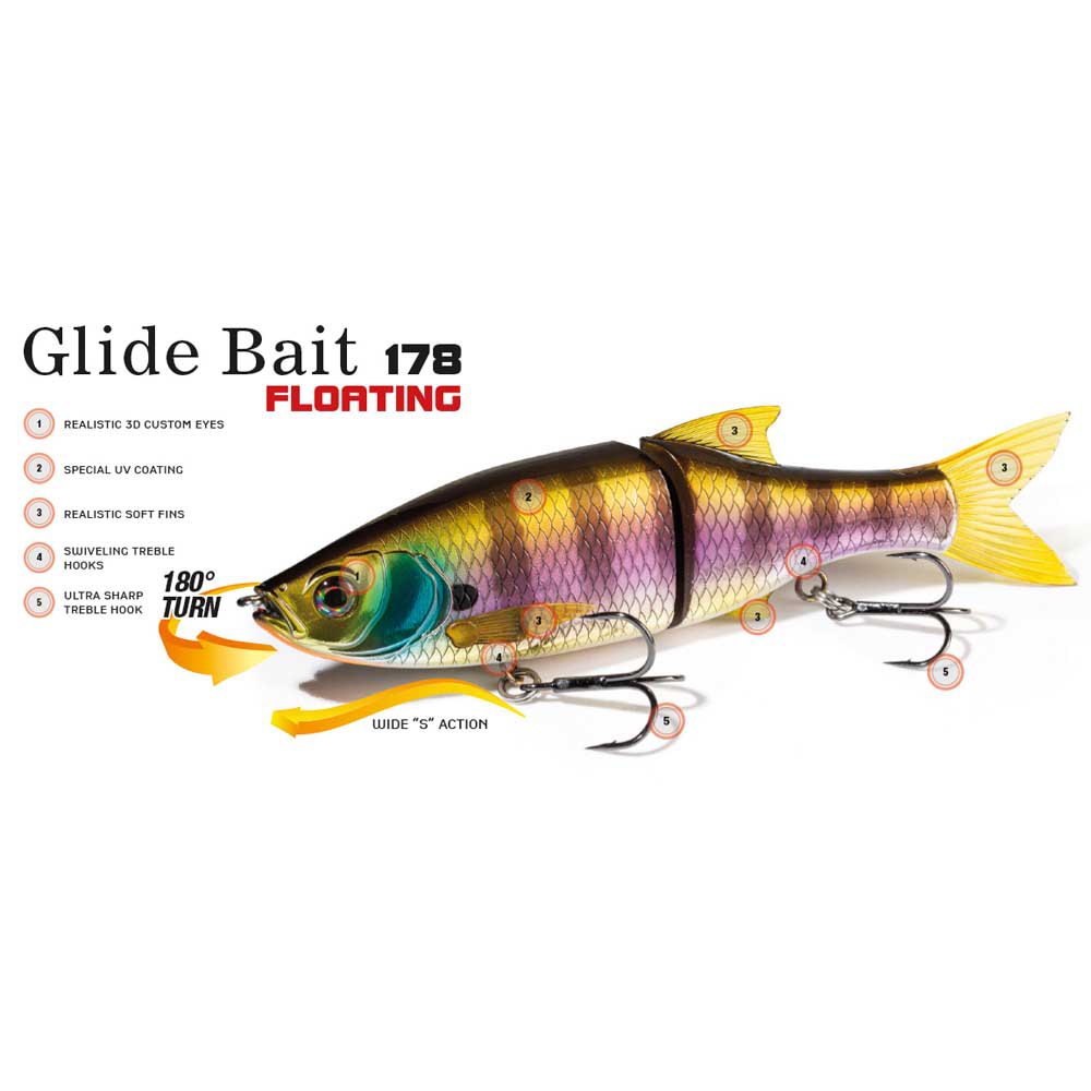 Купить Molix GB178F-586 Glide Bait Floating Приманка для плавания 178 Mm 73g Многоцветный 586 7ft.ru в интернет магазине Семь Футов